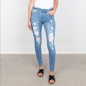 Distressed, Hammer Jeans Los Angeles, size 9